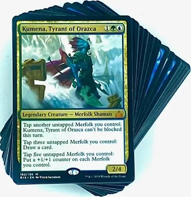 ***Custom Commander Deck*** Kumena - Merfolk Updated - EDH MTG Magic Cards • $56.85