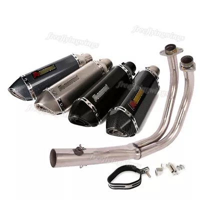 For Kawasaki Vulcan S650 500MG Exhaust Header Front Pipe Mufflers Whole System • $285.90