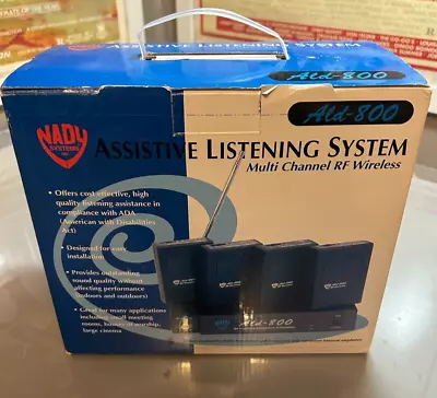 Nady ALD-800 Wireless Assistive Listening System With 4 Receivers • $189.99