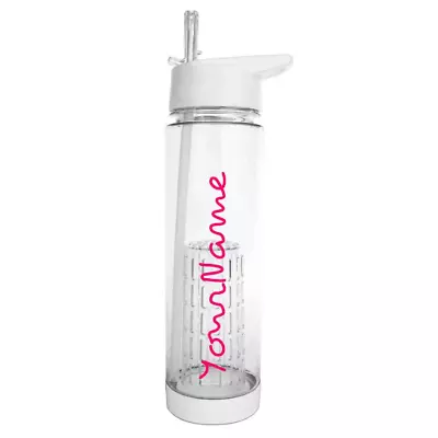 Personalised Water Bottle Inspired Fitness Love Custom Gift Any Name Metal Also! • £10.98