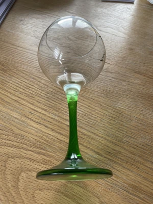 £4 • Buy Tanqueray Gin Balloon Goblet Copa Glass Green Stem Excellent Condition