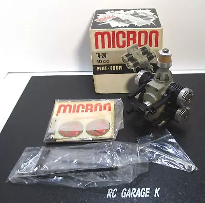 MICRON 60 (10cc) 4cylinder 2stroke Vintage 2 Stroke Glow Engine New F/s • $1250