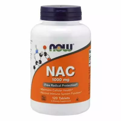 NOW Foods 1000mg N-Acetyl-Cysteine Multi-Vitamin Tablets -  Exp 2027 • $23.50