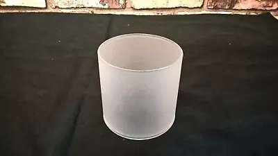 PLAIN FROSTED SMALL GLASS SHADE GLOBE CAMPING GAS LAMP SPARE PART GAZ 8cm • £9.95