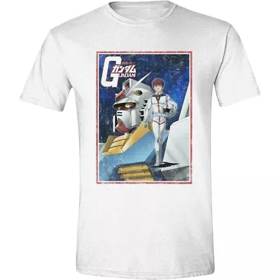 £16.99 • Buy Official Anime Mobile Suit Gundam Poster Print White T-shirt (tee)