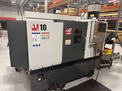 USED HAAS ST-10T CNC LATHE 2019 Next Gen Tailstock Tool Presetter Chip Conveyor • $49950