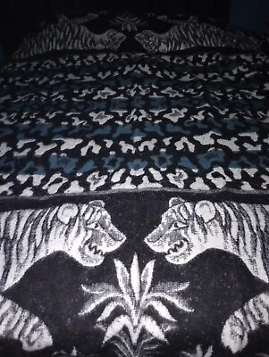 Vintage Vicuna Blanket Peru Tigers 1950s • $99.99