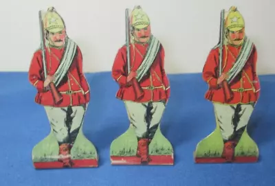 Vintage Prewar Tin Toy Soldiers For Cork Gun Target Set • $9.99