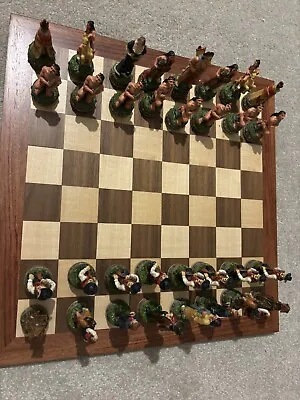 American Indians And Cowboys Theme Chess Set • £49.99