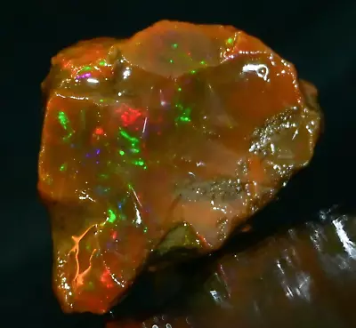 Opal Rough 40.00 Carat Natural Ethiopian Opal Raw Welo Opal Gemstone Multi Fire • $80.36