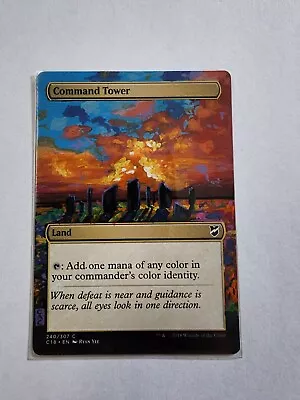 Command Tower ALTERED ART MTG Rare Magic Hand Painted Commander • $35