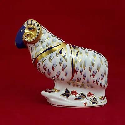 £225 • Buy Royal Crown Derby Ram - With Gold Stopper									