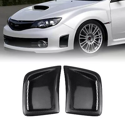 $71.44 • Buy Carbon Fiber Front Bumper Air Duct Vent For Subaru STI WRX GRB Wagon 10th 08-14