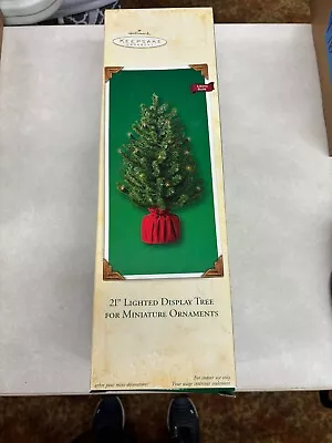 Hallmark 21  Lighted Display Tree For Miniature Ornaments NEW • $35.69