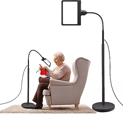 5X Magnifying Glass With Light And Stand - 36 LED Dimmable Floor Magnifying Lamp • $69.27