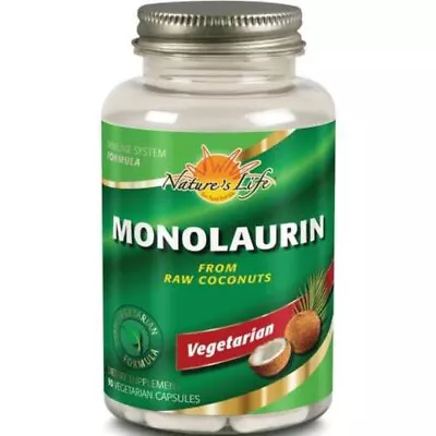 Nature's Life Monolaurin 990 Mg 90 Veg Caps • $17.99