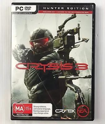 Crysis 3 Hunter Edition 2013 PC DVD Rom Game (2 Discs) • $25