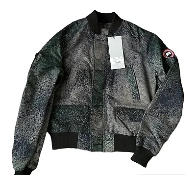 Canada Goose Men FABER BOMBER Jacket Navy Camo Small S NWT 2400M Authentic • $500.89