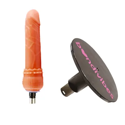 Sex Machine 9  Dildo + Large Suction Cup Dildo Adapter Attachment 3xlr • $29.99