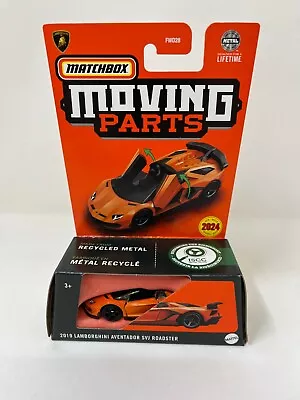 2019 Lamborghini Aventador SVJ Roadster * 2024 Matchbox Moving Parts Case L • $6.99