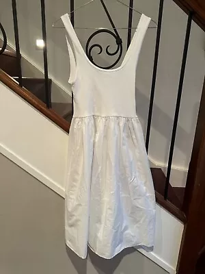 Zara  Ladies White Sleeveless Dress   Size Medium Great Condition- Worn Once • $22.50