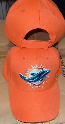 Miami Dolphins Orange  Baseball Hat Adjustable • $14.99