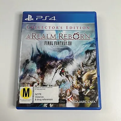 Final Fantasy XIV A Realm Reborn Collectors Edition Sony PlayStation 4 PAL • $45