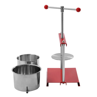 $84.55 • Buy Fruit Wine Cider Press Apple Grape Crusher Juice Maker Juicer Stainless Steel US