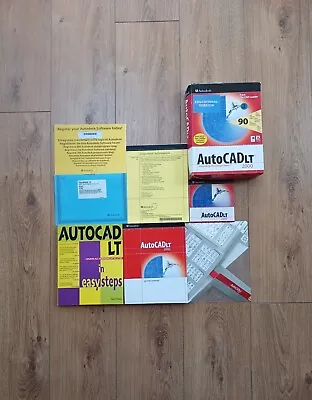 AUTOCAD AutocadLT 2000 CDs SERIAL & CD Key & PN Manuals Boxed Windows98 Software • £213.67