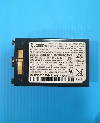 ZEBRA MCD-A1 Motorola Symbol MC70 MC75 BTRY-MC7XEAB00 3600mAh Genuine Battery  • $59.95