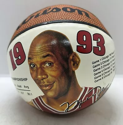 Vintage 1993 Michael Jordan Chicago Bulls 3rd Championship Wilson Basketball • $9.99