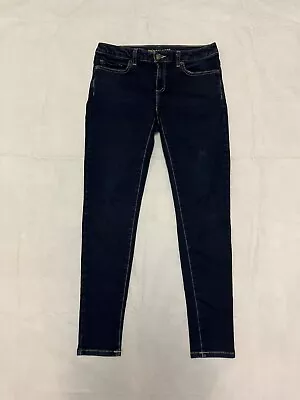 MK Michael Kors Izzy Skinny Dark Wash Denim Blue Jeans Women’s Sz 4 Stretch EUC! • $19.95