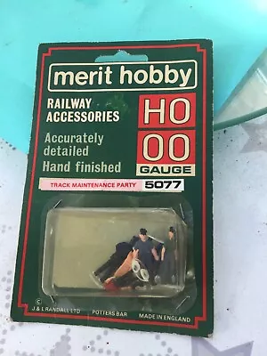 Merit 00/H0 Gauge Track Maintenace Party Numbered 5077 • £4