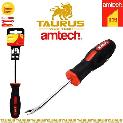 AMTECH 100mm Nail & Tack Remover 6mm Shaft DIY Claw End Hand Tools UK FREE P&P • £5.95