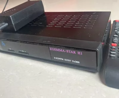 Original Zgemma-star H1 Satellite TV Receiver combo Enigma 2 Linux Smart Box • £25