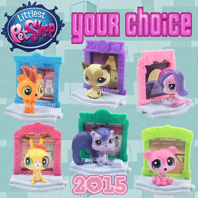 McDonald's 2015 LITTLEST PET SHOP Tiny Animal FIGURE LPS Hasbro YOUR Toy CHOICE • $2
