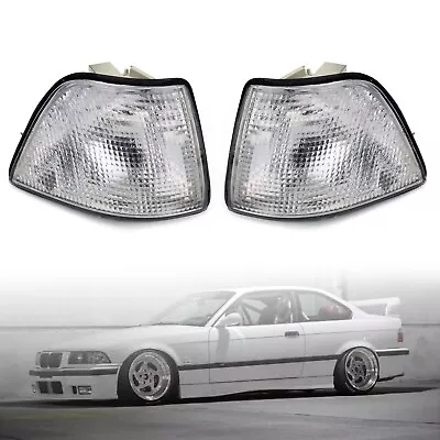 Euro Corner Lights For 1992-1998 BMW E36 3-Series 4Dr Sedan/Hatchback Clear • $28.71