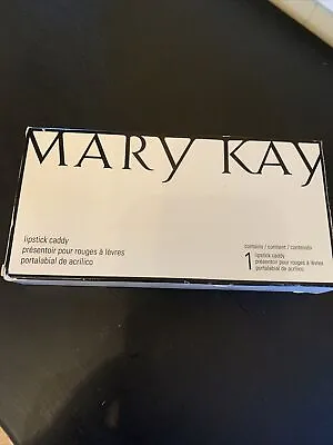 Mary Kay Plastic Lipstick Caddy Holder Black W/ Gloss Lipstick ~ Holds 10 • $17.90