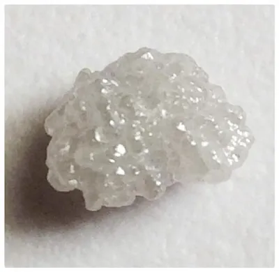 Natural Loose Diamond Fancy Raw Rough Silver Grey Color I3 Clarity 1+ Carat • £24