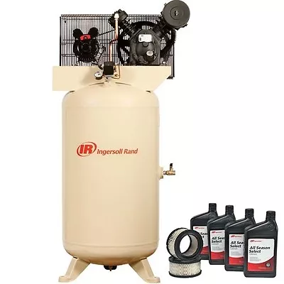 Air Compressor & Start Kit - 80 Gallon - 200V - 5 HP - 175 PSI - 3 Ph - 14.7 CFM • $3440.83