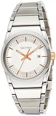 Calvin Klein Ladies Quartz Watch With Stainless Steel Strap K6K33B46 • £119