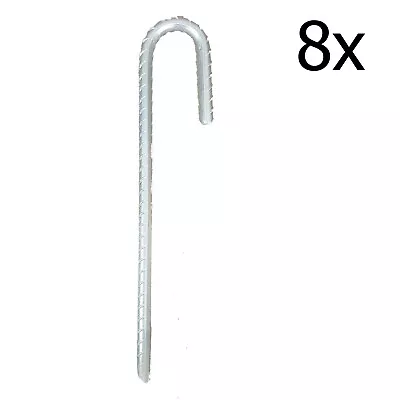 £14.99 • Buy 8 X H/D GROUND STAKES REBAR TENT PEGS 12mm X 30cm Bouncy Castle Gazebo Marquee