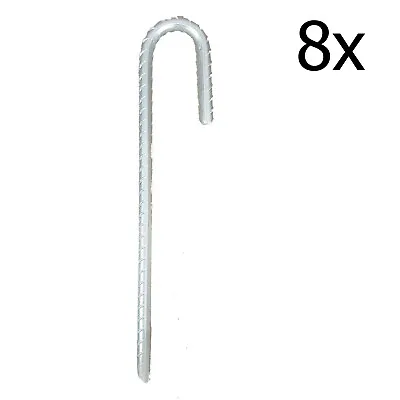 £23.99 • Buy 8 X H/D GROUND STAKES REBAR TENT PEGS 16mm X 36cm Bouncy Castle Gazebo Marquee