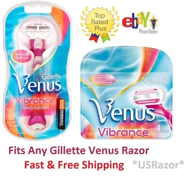 5 Gillette Venus Vibrance Razor 4 Blades Refills Handle Shaver Cartridges Women • $99.99