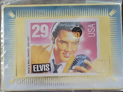 Tin Elvis Presley Stamp Promotional Sample • $3
