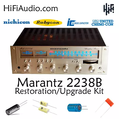 Marantz 2238b Rebuild Restoration Recap Service Kit Fix Repair Capacitor • $145