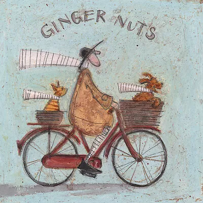 Sam Toft - Ginger Nuts - 30 X 30cm Canvas Print Wall Art WDC91668 • £22.95