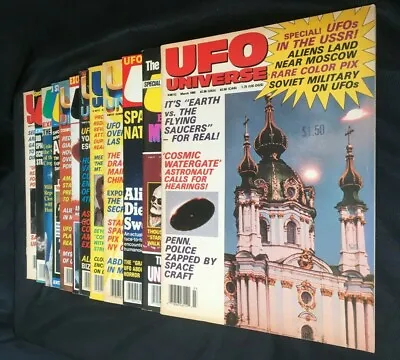 VINTAGE  UFO Universe Magazine  CLASSIC Single Issues 1988-1992 VERY GOOD RARE • $11.98