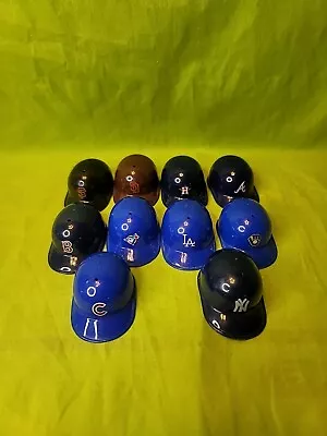 MLB Major League Baseball Vintage Lot Of 10 Mini Batting Helmets • $30