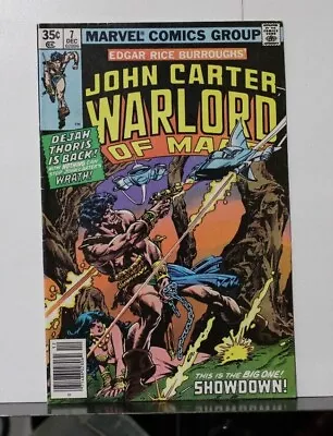 John Carter Warlord Of Mars #7 December 1977 • $4.36